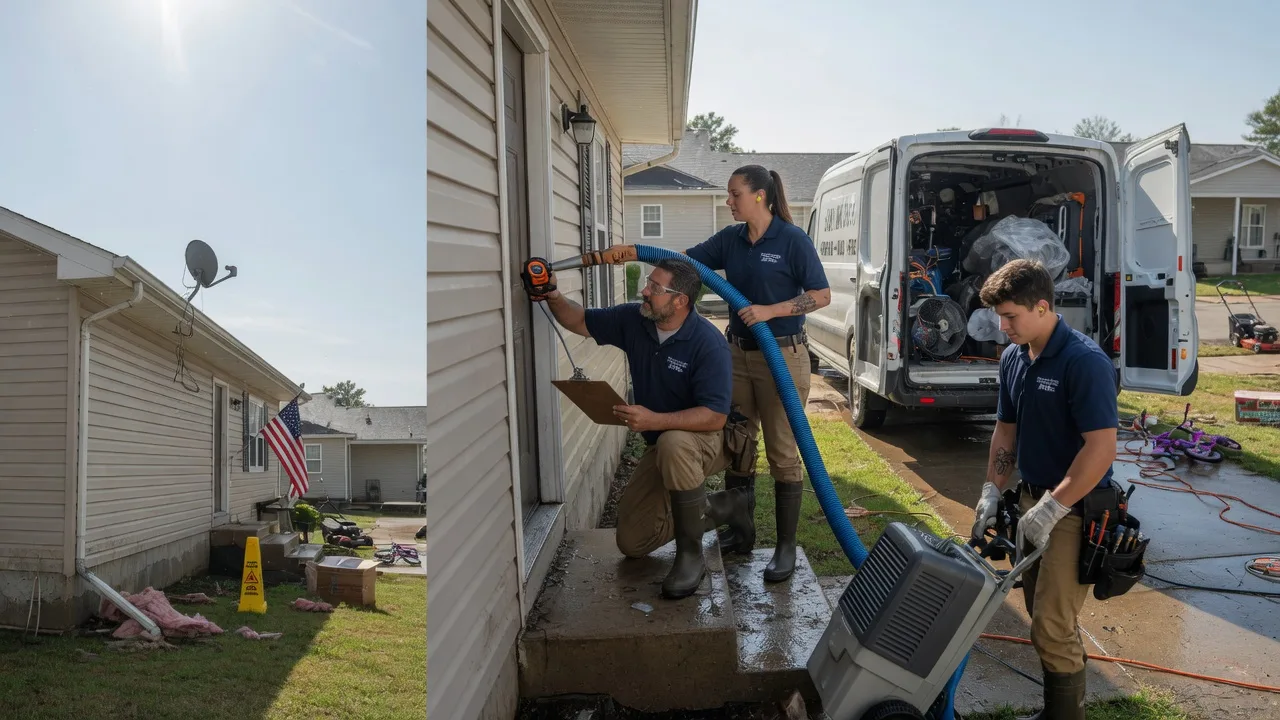 Ceiling Water Damage Restoration in Daleville, IN near me